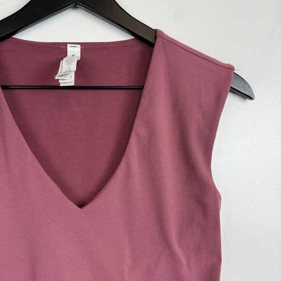 Athleta Vita Free Cropped Tee Tank Mauve Pink - XS - Picture 2 of 6